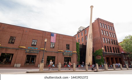 Louisville Slugger Museum And Factory - LOUISVILLE. KENTUCKY - JUNE 14, 2019