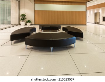 Lounge Area. Modern Lobby, Hallway Of The Luxury Hotel, Business Center, Shopping Mall In Vancouver, Canada. Interior Design.