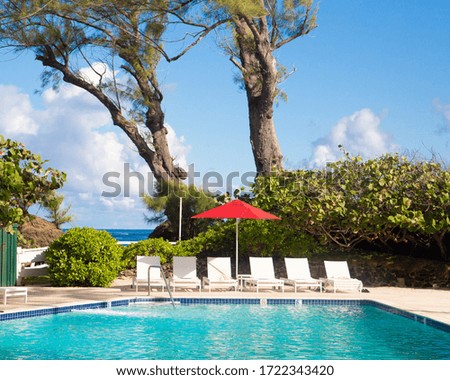 Similar – Image, Stock Photo hotel pool Relaxation Calm