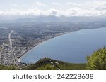 Loutraki. View from the monastery of St Patapius.