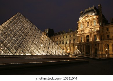 Louvre Courtyard - Night