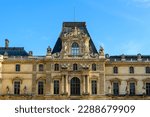 The Louvre , in Europe, in France, in Ile de France, in Paris, in summer, on a sunny day.