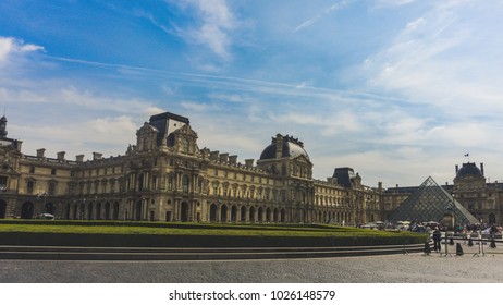 The Louvre Museum In Paris, France In July 2017