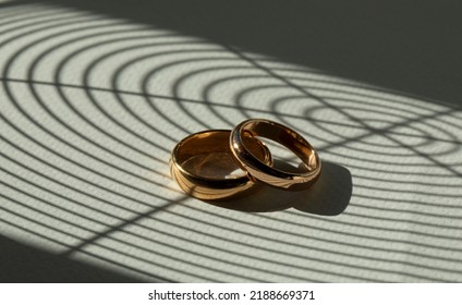 Love Concept. Wedding Day. Rings.