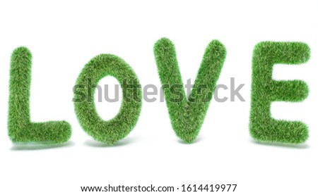 love letters written in green color