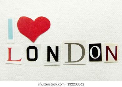 I Love London Sign