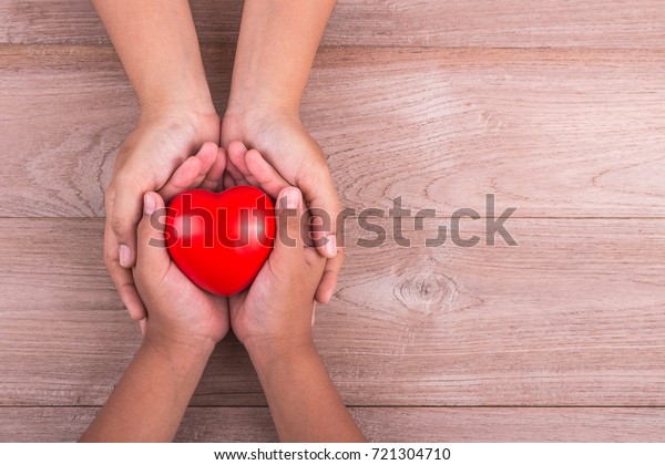 Love Mom Concept Woman Holds Her Stock Photo (Edit Now) 721304