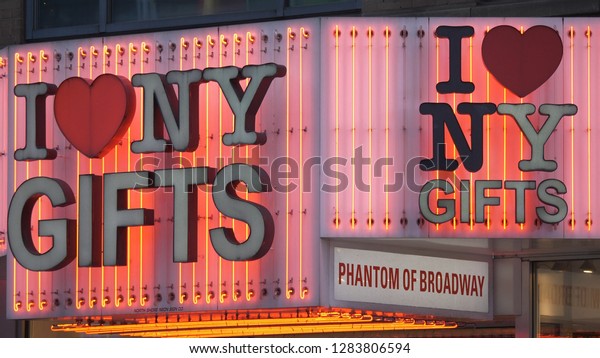 I love New York neon sign - NEW YORK / USA -\
DECEMBER 4, 2018