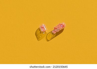 Love Pills Filled Pink Heart Shaped Stock Photo 2120150645 | Shutterstock