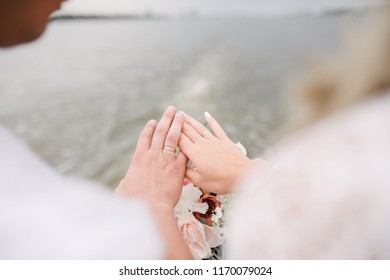 Love story.Day of wedding.Husband and wife - Shutterstock ID 1170079024