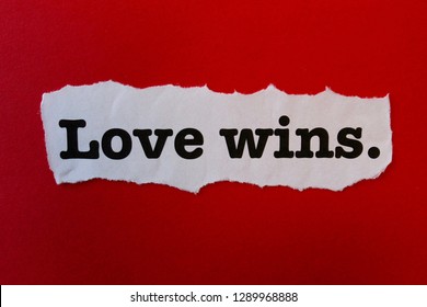 love wins, period