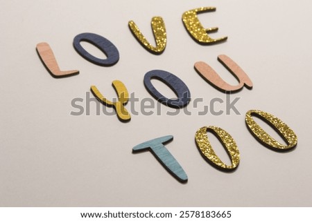 Similar – Image, Stock Photo I love you too