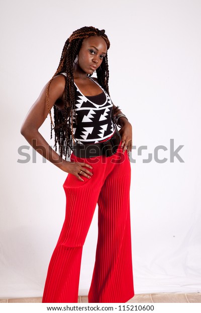 red slacks ladies