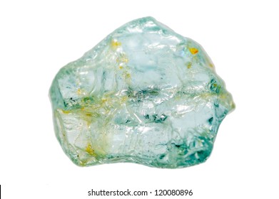 Lovely Blue Uncut And Rough Aquamarine Crystal.