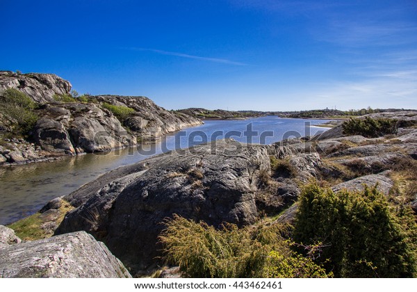 Lovely Islands Beautiful Nature Gothenburg Sweden Photo Now) 443462461