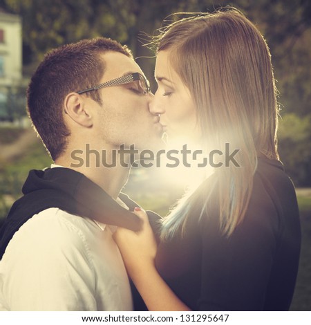 Lovely kiss