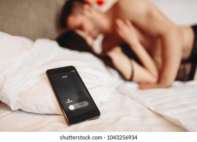 Lovers On Big White Bed, Adultery Concept