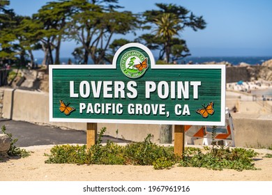 Lovers Point Sign, Pacific Grove