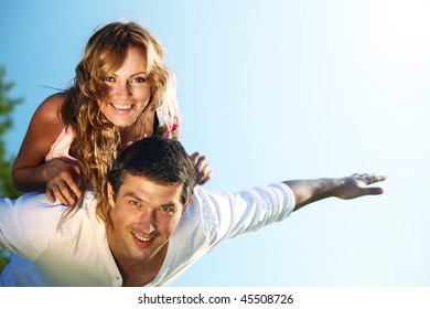 lovers in sky