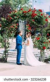 Loving Couple In Paris. Romantic Photos 