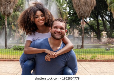 loving couple in the park - Shutterstock ID 1962854779
