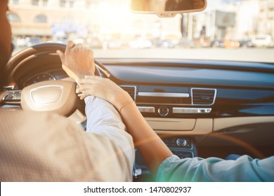 Black Couple Holding Hands In The Car Stock Photos Images Photography Shutterstock