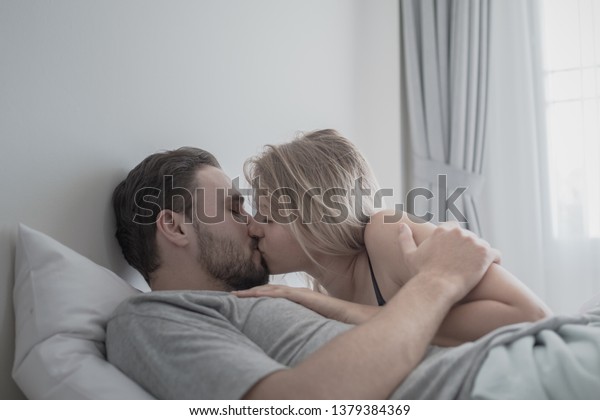 Loving Happy Couple Love Smile Kissing Stock Photo Edit Now