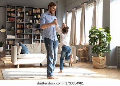 Loving Young Father Have Fun Dancing Stock Photo 1733354981 | Shutterstock