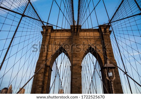 Similar – Image, Stock Photo View from Brooklyn to Manhattan