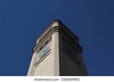 Low angle shot of a clocktower