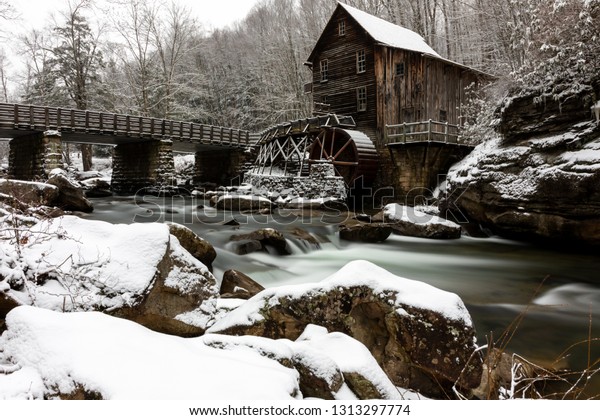 Low Angle Shot Glade Creek Grist Stock Photo Edit Now 1313297774