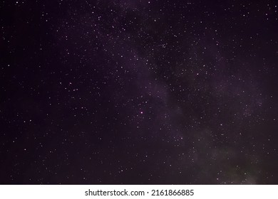 low angle shot mesmerizing starry sky