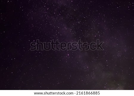low angle shot mesmerizing starry sky