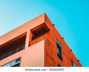 A Low Angle Shot Of Modern Building Facade