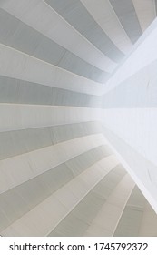 A Low Angle Vertical Shot Of Svampen Water Tower In Orebro, Sweden