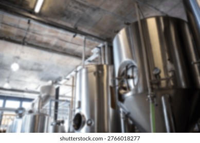 Low angle view of brewery storage tank