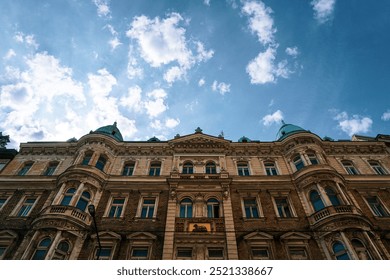 Low angle view of building against the sky 