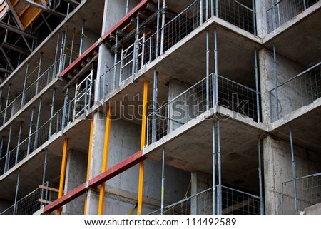 Similar – Foto Bild Das Gebäude im Bau auf der Baustelle