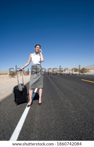 Similar – Image, Stock Photo Desert Road