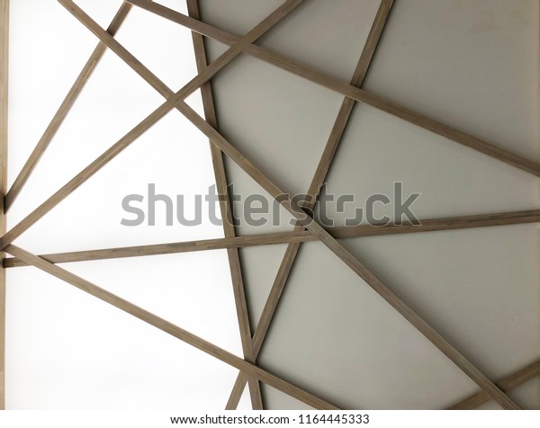 Low Angle View Ceiling Decorative Wooden Stock Photo Edit Now