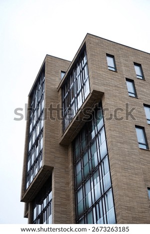 Low angle view of modern building