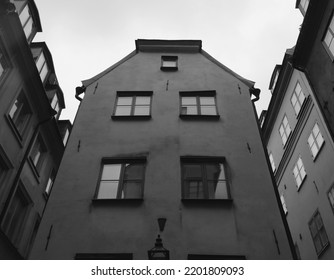 Low angle view of old buildings 