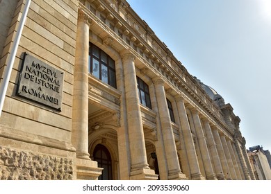 Low Angle View Of The Romanian National History Museum