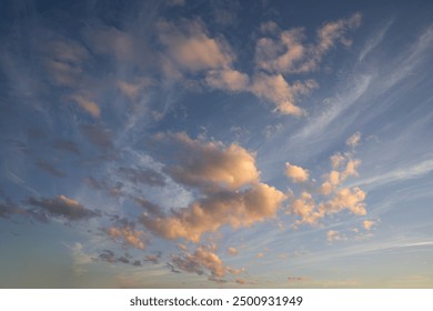 Low angle view to sky with clouds