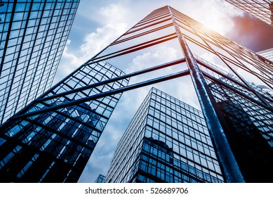 low angle view of skyscrapers in Shenzhen,China. - Powered by Shutterstock