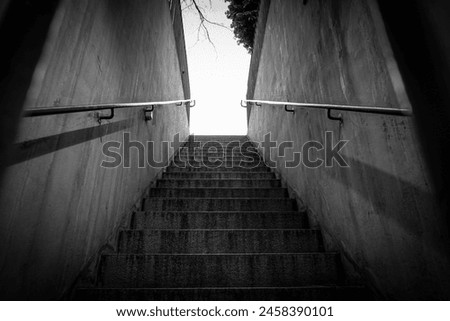 Similar – Image, Stock Photo Steps² Black & white photo