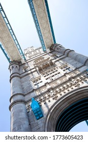 Low Angle View Of Tower Bridge In London