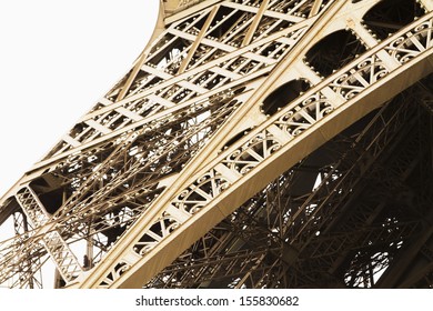 Low angle view of a tower, Eiffel Tower, Paris, France