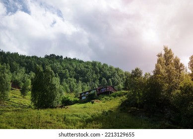 Low Angle View Wooden House