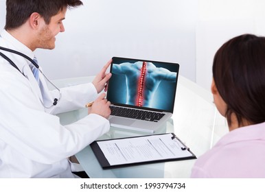 Low Back Pain And Joint Osteoporosis. Orthopedic Backache